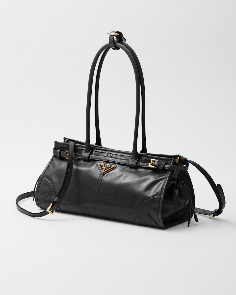 Prada Bonnie Medium Leather Handbag - Image 7